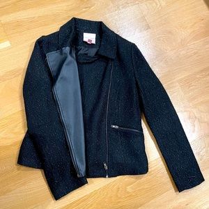 Black sparkle Tweed Blazer